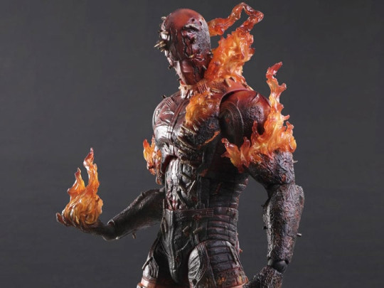 Metal Gear Solid Play Arts Kai Man On Fire