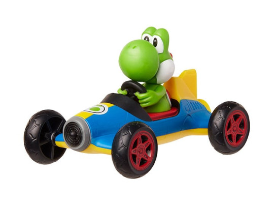Super Mario Kart Racers Yoshi In Mach 8 Figure