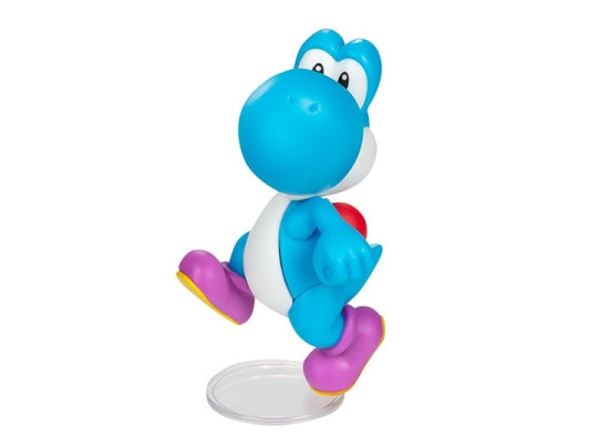 World of Nintendo Light Blue Yoshi (Skipping) 2.5-Inch Scale Limited Articulation Figure