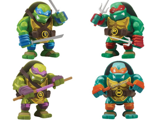Rise of The Teenage Mutant Ninja Turtles Shadow Ninjas Set of 4 Figures