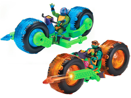 Rise of The Teenage Mutant Ninja Turtles Shell Hog With Figure Set of 2