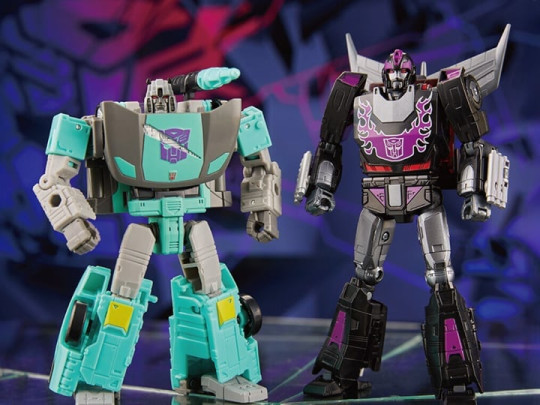 Transformers Generations Shattered Glass Rodimus, Sideswipe, and Decepticon Whisper Figure Set