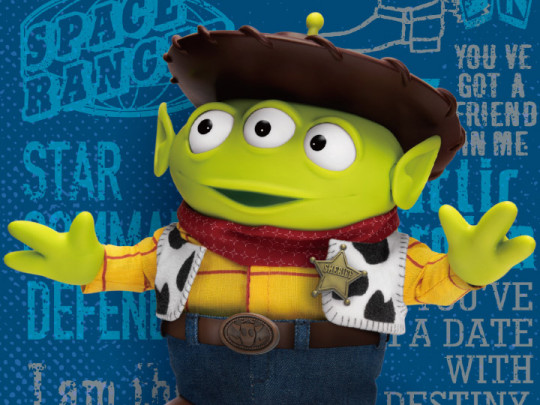 Toy Story Dynamic 8ction Heroes DAH-025 Alien Woody