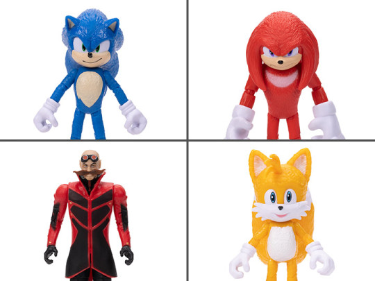 Sonic the Hedgehog 2 4 Set of 4 Figures