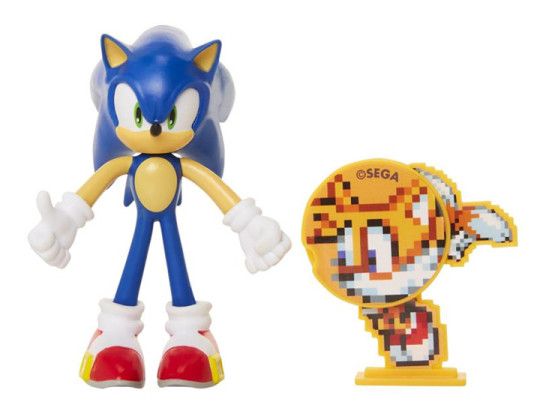 Sonic The Hedgehog 4 Basic Sonic 2 Bendy Figure