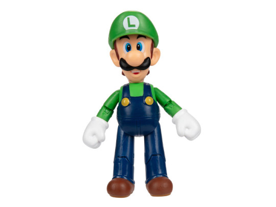 World of Nintendo Luigi with Mushroom (Closed Fist) 4-Inch Scale Figure