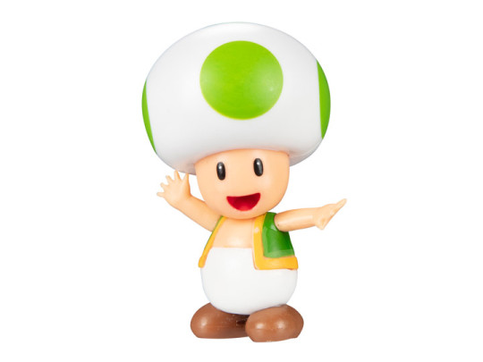 World of Nintendo 2.50 Toad (Green) Limited Articulation Figure