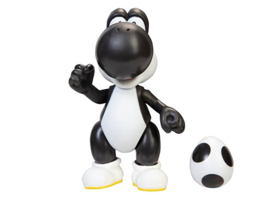 World of Nintendo 4 Black Yoshi with Egg