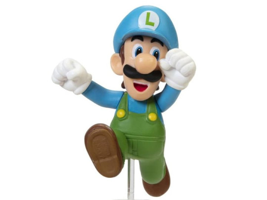 World of Nintendo Ice Luigi 2.5-Inch Scale Limited Articulation Figure