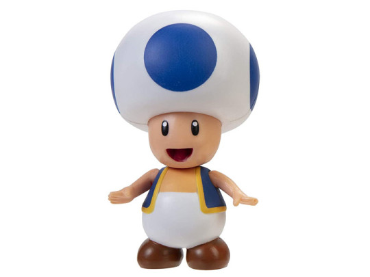 World of Nintendo 4 Toad (Blue) Figure