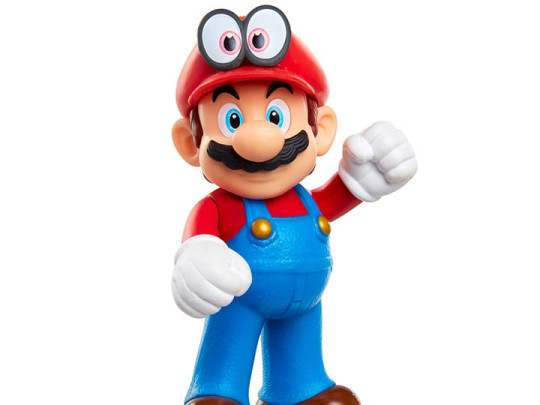 World of Nintendo 2.50 Cappy Mario (Standing) Limited Articulation Figure