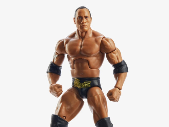 WWE WrestleMania Elite Collection The Rock (Mean Gene BAF)
