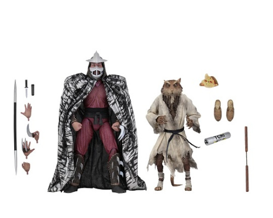TEENAGE MUTANT NINJA TURTLES SPLINTER &amp; SHREDDER (1990 MOVIE)
