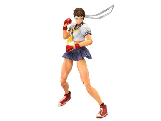 Super Street Fighter IV Play Arts Kai Figure - Sakura