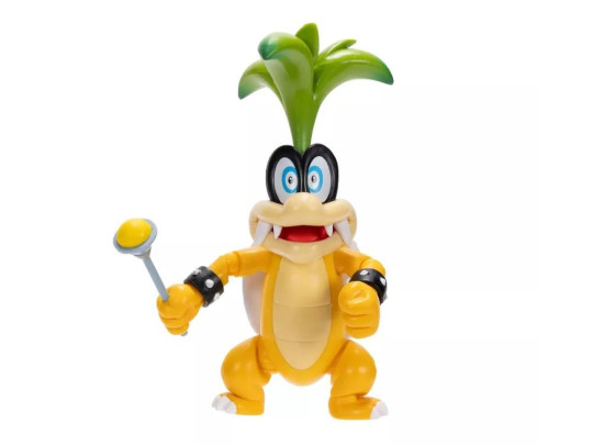 World of Nintendo Iggy Koopa with Magic Wand 4-Inch Scale