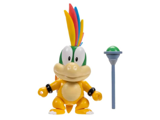 World of Nintendo Lemmy Koopa with Wand 4-Inch Scale Figure