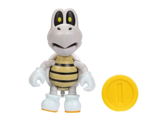 World of Nintendo Dry Bones with Coin 4-Inch Scale Figure