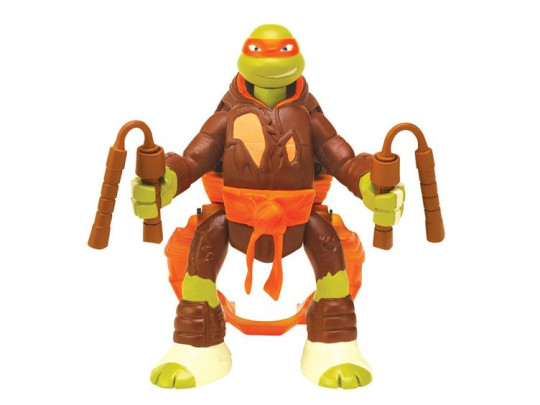 TMNT Ninja Throw & Battle Figure - Michelangelo
