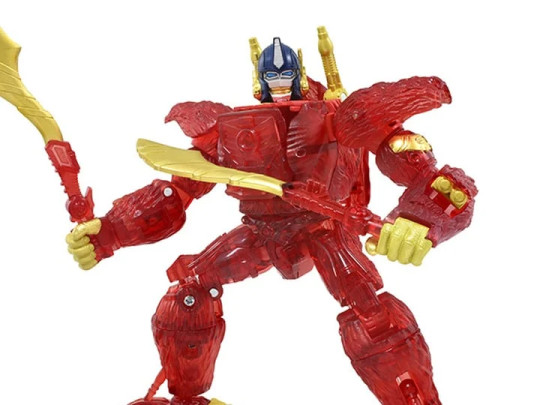Transformers War for Cybertron: Kingdom KD-EX Voyager Burning Optimus Primal Exclusive