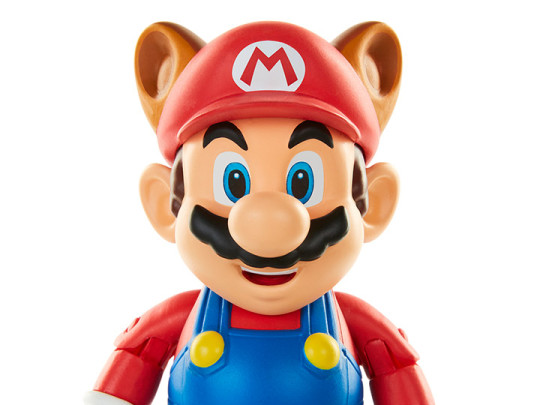 World of Nintendo 4 Raccoon Mario Figure
