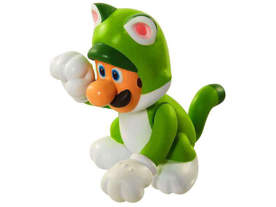 World of Nintendo 2.50 Limited Articulation Figure - Cat Luigi
