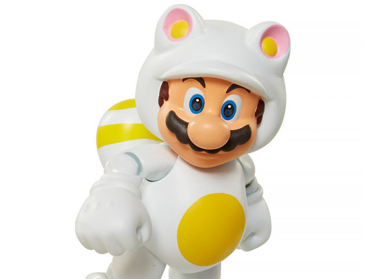 World of Nintendo 4 Figure Series 06 - White Tanooki Mario