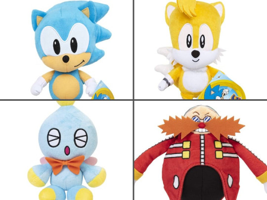 Sonic The Hedgehog 7 Plush Set of 4