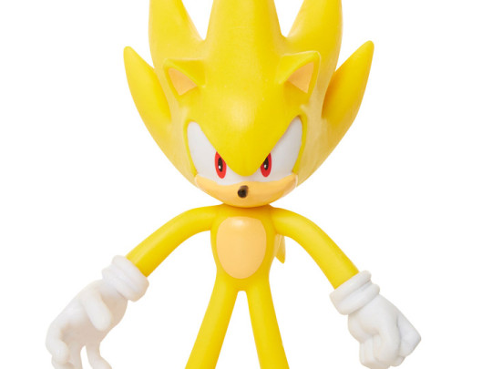 Sonic The Hedgehog 4 Basic Super Sonic Bendy Figure