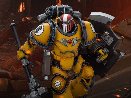 Warhammer: The Horus Heresy Imperial Fists Legion MkIII Breacher Squad Sergeant with Thunder Hammer