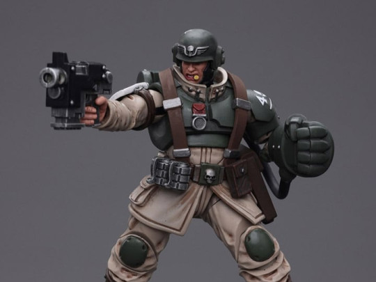 Astra Militarum Cadian Command Squad Veteran Sergeant with Power Fist