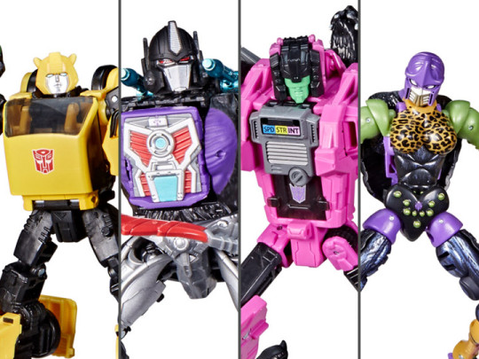 Transformers Buzzworthy Bumblebee Worlds Collide Exclusive Four-Pack