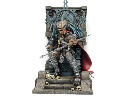 Alien vs. Predator Elder Predator on Throne Statue