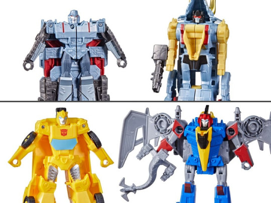Transformers: Bumblebee Cyberverse Adventures Roll and Combine Set of 2 Two-Packs