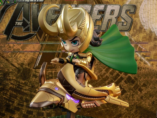 The Avengers CosRider Loki & Chitauri Chariot Set