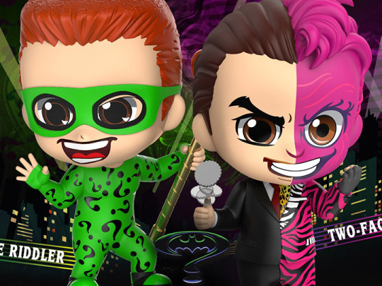 Batman Forever Cosbaby The Riddler & Two-Face Two-Pack