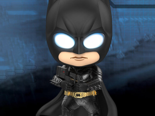 The Dark Knight Trilogy Cosbaby Batman with Sticky Bomb Gun