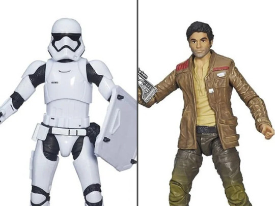 Poe Dameron & First Order Riot Control Stormtrooper (The Force Awakens)
