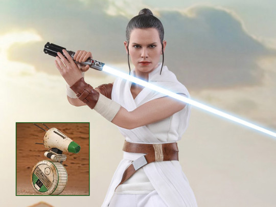 Star Wars: The Rise of Skywalker MMS559 Rey & D-O 1/6 Scale Collectible Figure Two-Pack