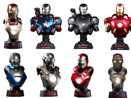 Iron Man 3 HTB14-20 1/6th Scale Collectible Bust Deluxe Set (Case) + $300 BBTS Store Credit Bonus