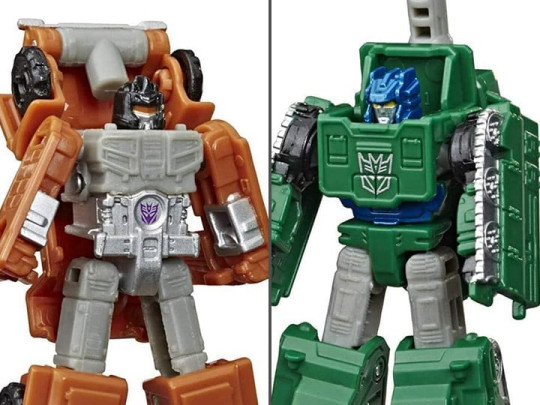 Transformers War For Cybertron: Earthrise Micromaster Bombshock & Growl