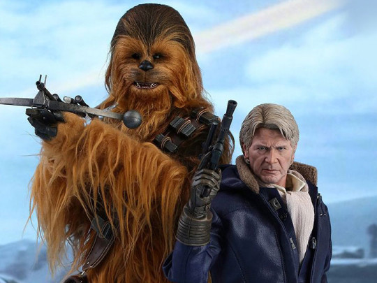 Star Wars: The Force Awakens MMS376 Han Solo & Chewbacca s Set + $200 BBTS Store Credit Bonus