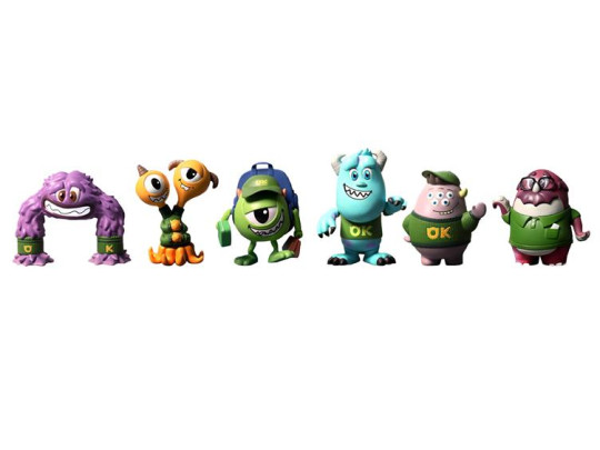 Monsters University Cosbaby - Set of 6
