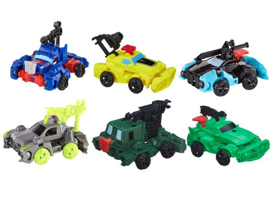 Transformers: Age of Extinction Construct Bot Rider Figure Series 02 - Set of 6