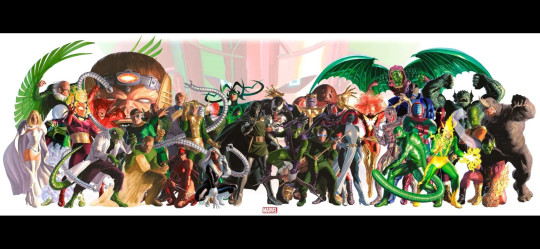 Alex Ross Timeless Villains Mural