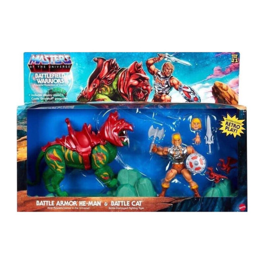 Battle Armor He-Man and Battle Cat (Battlefield Warriors)