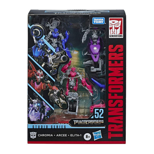 Transformers Studio Series Deluxe Class Arcee, Chromia & Elita-1 Three-Pack