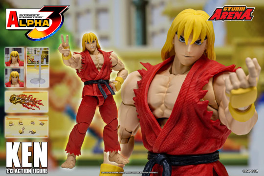 Ken - Street Fighter Alpha 3 "Storm Arena" 1/12 Scale
