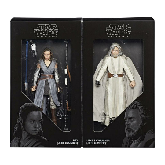 Luke Skywalker (Jedi Master) & Rey (Jedi Training)