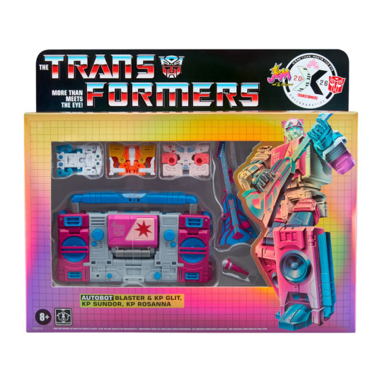 Jem and the Holograms Autobot Blaster & KP Glit, KP Sundor and KP Rosanna