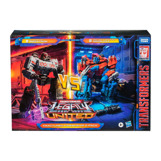 Gladiator Megatron & Security Officer Orion Pax Fractured Friendship 2-Pack